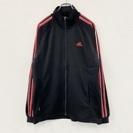 adidas運動外套/球衣，黑色，M碼，古著。