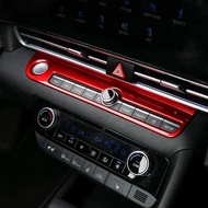 Car Start Stop Button Cover Carbon Fiber Car Interior Accessories For Tuning Hyundai Elantra CN7/CN7