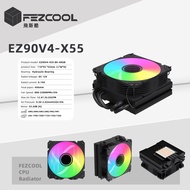 EZ90V4-X55 Radiator CPU Push-down type4Heat Pipe itx All-in-One Machine 1700/115x/AM4/AM5