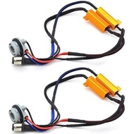 KaTur 2pcs 50W 8ohm 1157 BAY15D 7528 1196 1034 1016 Led Load Resistors Fix LED Bulb Fast Hyper Flash