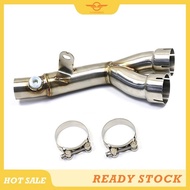[CloudsMiles] For  R6 YZF R6 2006-2020 Exhaust Muffler Y Mid Pipe Link YZF-R6 Motorcycle Link Muffle