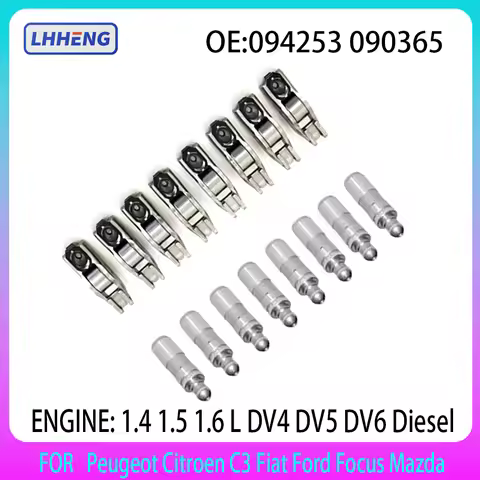Engine Rocker Arm / Valve Lifters Set Kit Fit For Peugeot Citroen C3 Fiat Ford Mazda 1.4 1.5 1.6 L D