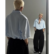 OXFORD BLUE É Shirt, 180GSM thick OXFORD fabric, embossed embroidery