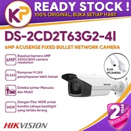 Hikvision DS-2CD2T63G2-4I 6MP ACUSENSE FIXED BULLET NETWORK CAMERA