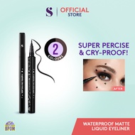 SOMETHINC FOREVER STAY Waterproof Liquid Eyeliner | Somethinc Waterproof Eyeliner | Anti-fade Eyelin