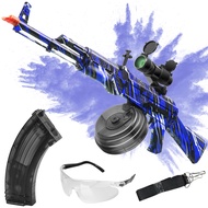 Large AKM-47 Gel Ball Blaster - 200FPS and Shoot Up to 100FT Gel Ball Blaster, Double Shooting Modes