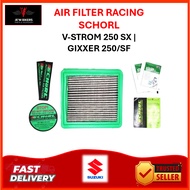AIR FILTER RACING SCHORL SUZUKI V STROM 250 | GIXXER 250/SF