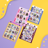 Tarot Cat Meme Stickers Pattern Many Patterns Minor Arcana | Lucky in Love Funny Sticker sheets
