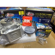 IKK RS150 SUPER TURBO RACING CYLINDER BLOCK SET FORGED PISTON &  RING ASSY 62MM 63MM 65MM