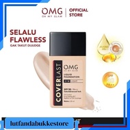 (FOUNDATION) OMG OH MY GLAM COVERLAST LIQUID FOUNDATION HIGH COVERAGE 6 SHADES SPF20 PA+++ FOUNDI FO