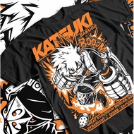 S-5XL Bakugo Katsuki T-shirt My Hero Academia MHA Anime T-shirt for Men and Women Summer Cotton Comf