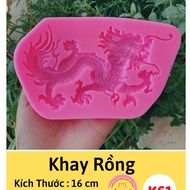 Hong Phat Dragon-shaped silicone mold, size 16cm - K61