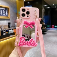 OPPO A92 A72 A5s A3s A16K A17 A12 A91 A15 A53 F5 F7 F15 F9 F11 F17 F19 F21 F23 FIND X2 X3 X5 PRO Fashion mobile phone case Coin purse with long lanyard Soft PTU protection cover