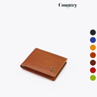COUNTRY HIDE SEMPRE Top Grain Cowhide RFID Blocking Unisex Bi-Fold Money Clip Small Wallet CH06-HW20