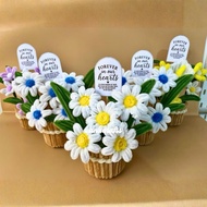 Memorial Flower Pot Undas Flower Pot Fuzzywire Flower Pot