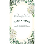 Kad Digital Murah Wedding Card Digital Kad Kahwin Digital Video Kad Jemputan Kahwin Tunang Digital W