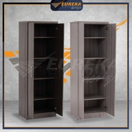 EUREKA Wardrobe 2 Door 5 Layer Clothes Storage Modern Minimal Wood / Almari Baju DUBLIN