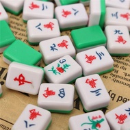 Mini Mahjong Chinese Funny Family Table Board Game Portable Mahjong Set Chinese Antique Mini Mahjong