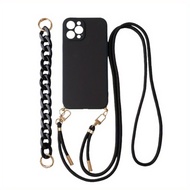 LC Case hp iPhone Tali Selempang 15plus 15promax 12mini casing gantungan tali iphone gantungan