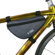 # Baijia Yipin # จักรยานกรอบกระเป๋าปั่นจักรยานสำหรับทรงกระบอกใส่ด้านหน้าจักรยานสามเหลี่ยม Pannier กระเป๋าเก็บของเคสที่ยึดอาน