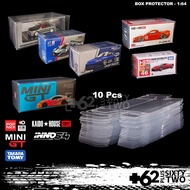 PVC model display Box Protector all brands 10 pcs Mini GT Kaido House Protector protector Diecast In