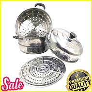 ☈ ◲ ▫ Stainless Food Steamer 3 layer stainless Steel Food Siomai Steamer 3 Layer Steamer Cooking Po