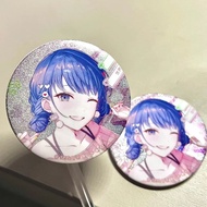 World Plan pjsk Merchandise Haruka Kiritani Aquarium Bar Badge Tinplate Fantasy Valley Brooch Two-Di