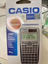 Casio 3650P II計數機