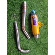 Aun Pipe canister contour open specs exhaust Pipe for Wave 125 Xrm 110/125 Wave 100/110/115 Rs125 Fu