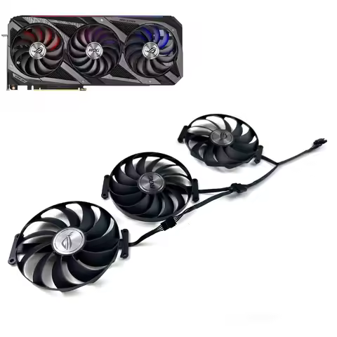 Mute Cooling Fan 95mm CF1010U12S For ASUS ROG STRIX RTX 3060 3070 3080 Ti 3090 GAMING RX 6700 6800 X