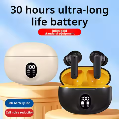Wireless Headphones Bluetooth Earpods Sports Stereo Noise Canceling Headphone Microphone Speaker wit
