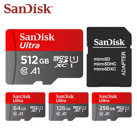 SanDisk Ultra Micro SD Card 32GB 64GB 128GB 256GB 512GB Up to 150MB/s TF Card Class 10 Memory Card m