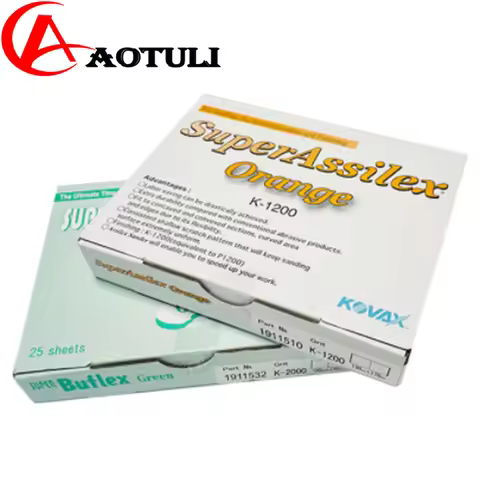 SuperAssilex JAPAN KOVAX Rectangular Dry Polishing Sandpaper Super Fine Lacquer Abrasive Automotive 