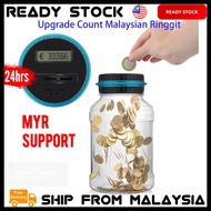 Malaysian Ringgit Support Piggy Bank Coin Box Electronic Digital LCD Display Counting Money Saving Jar Piggy Bank