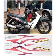 SUZUKI GSX110 BODY COVER STICKER STRIPE COVER SET BLACK BLUE GREEN GSX 110