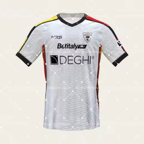 2026 new US Lecce Football Jersey Sports Casual T-Shirt Breathable Quick Dry Football Daily Training