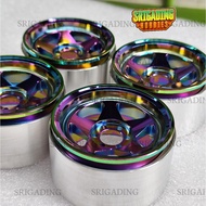 4Pcs Beadlock Rims 2.2 inch 5 Spoke Realistic RC Adventure