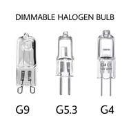 G9 • G5.3 • G4 Dimmable Halogen Lamp Beads G9 G5.3 G4 Aromqatherapy Lamp 40W , 25W , 10W Crystal Bul