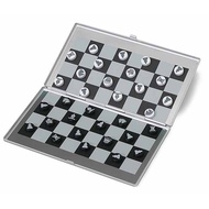 Aluminum Chess Folding Chess Board Travel Magnetic Chess Set