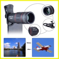 ♞APEXEL Universal 18x25 Monocular Zoom HD Optical Cell Phone Lens Observing Survey 18X Telephoto Le