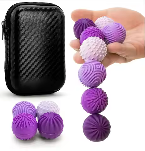 Sensory Silicone Magnetic Balls Stress Relief Finger Toys Fun Decompression Adult Fingertip toys fun