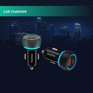 USB Car Charger 12V & 48W dual port fast charging (EQ-88)