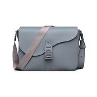 Tas Dior Saddle Messenger Bag Dior Gray Grained Calfskin