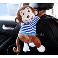 Four Hanging Monkey Doll Tissues / Car Hanging Tissue Holders