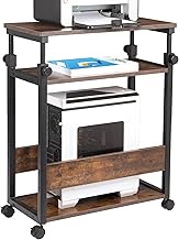Height Adjustable Computer Tower Stand, Computer & Machine Carts, PC Tower Stand, Printer Stands wit