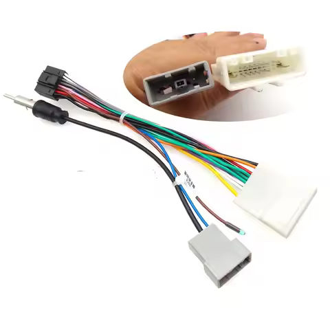 16 PIN Wiring HARNESS For Nissan 2004+, Subaru 2008+ X-Trail (T30) (T31) 2000 -2013 Qashqai J10 Vers