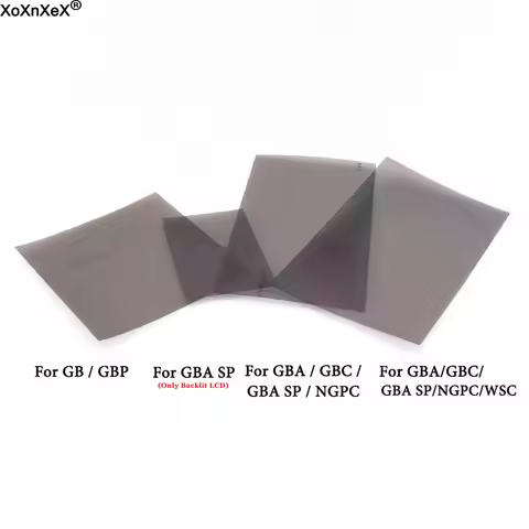 5PCS Polarized Polarizer Filter Film Sheet For Gamboy GB DMG GBP Polarizing For GBA GBC GBASP GBA SP