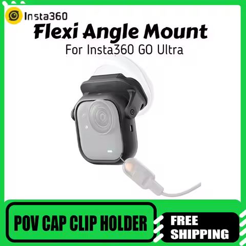 Insta360 GO Ultra Flexi Angle Mount POV Cap Clip Holder Support For Insta 360 GO Ultra Action Camera
