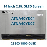 ATNA40YK04 ATNA40YK04-0 ATNA40YK07 ATNA40YK07-0 FOR Asus Zenbook 14 m3400 m3400qa OLED Screen 14 Inc
