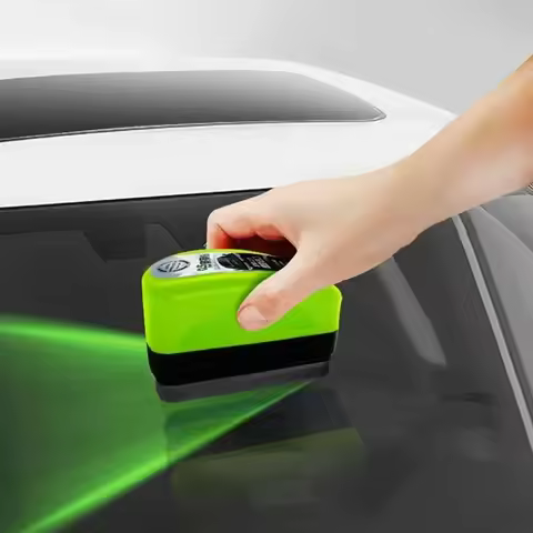 Car Glass Oil Film Remover Automotive Glass Sponge Cleaning Brush Front Inner Windshield Glass Oil F